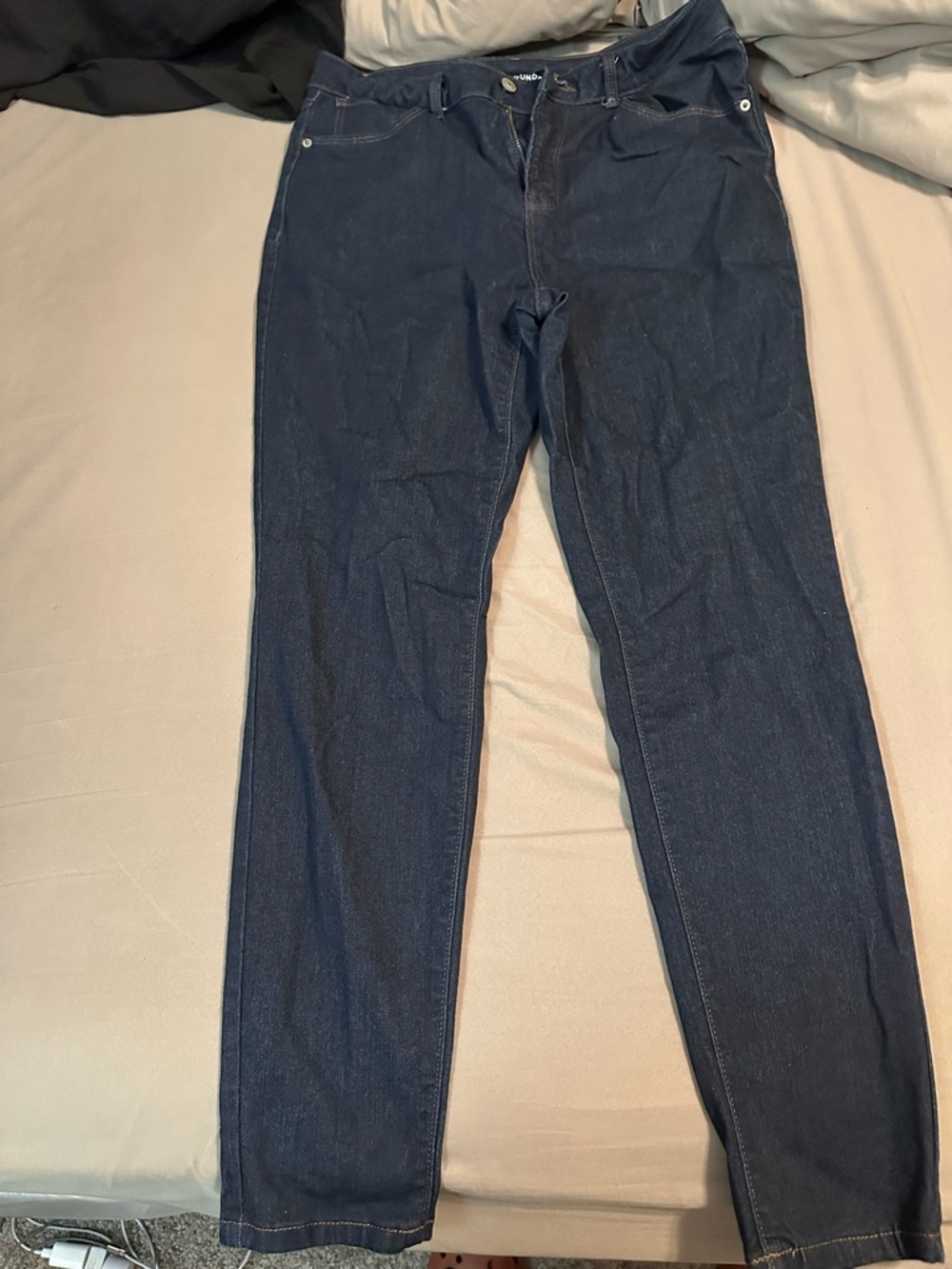 Dark Indigo Straight-Leg Jeans